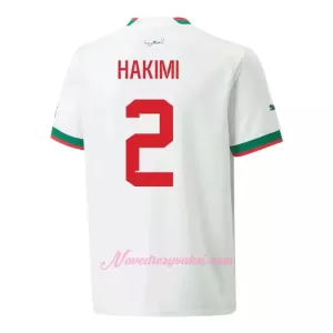 Fotbalové Dresy Maroko Achraf Hakimi 2 Venkovní MS 2022 Fotbalové Dresy Maroko Achraf Hakimi 2 Venkovní MS 2022
