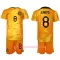 Fotbalové Dresy Nizozemsko Cody Gakpo 8 Dětské Domácí MS 2022