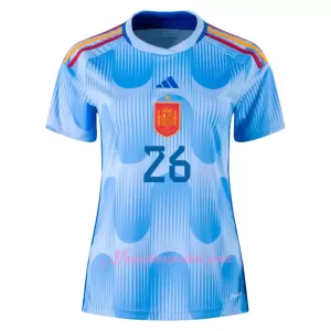 Fotbalové Dresy Španělsko PEDRI 26 Dámské Venkovní MS 2022