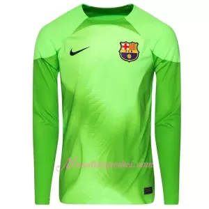 Brankářské Fotbalové Dresy FC Barcelona Domácí 2022-23 Dlouhý Rukáv Brankářské Fotbalové Dresy FC Barcelona Domácí 2022-23 Dlouhý Rukáv