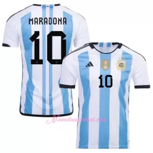 Fotbalové Dresy Argentina 3 Star MARADONA 10 Domácí MS 2022 Fotbalové Dresy Argentina 3 Star MARADONA 10 Domácí MS 2022