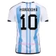 Fotbalové Dresy Argentina 3 Star MARADONA 10 Domácí MS 2022
