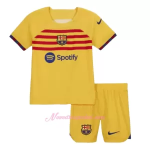 Fotbalové Dresy Barcelona Dětské Čtvrtý 2022-23 Fotbalové Dresy Barcelona Dětské Čtvrtý 2022-23
