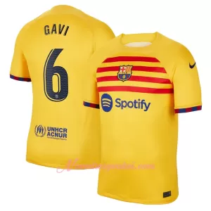 Fotbalové Dresy FC Barcelona GAVI 6 Čtvrtý 2022-23 Fotbalové Dresy FC Barcelona GAVI 6 Čtvrtý 2022-23