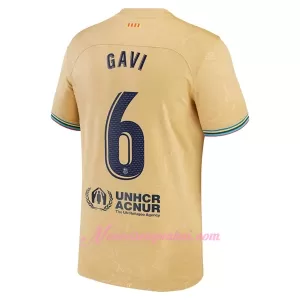 Fotbalové Dresy FC Barcelona GAVI 6 Venkovní 2022-23 Fotbalové Dresy FC Barcelona GAVI 6 Venkovní 2022-23