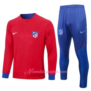 Atlético Madrid Tréninkový Mikina Soupravy 2022-23 Červená Atlético Madrid Tréninkový Mikina Soupravy 2022-23 Červená