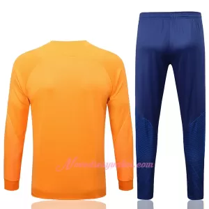 Barcelona Orange Version Tréninkový Mikina Soupravy 2022-23
