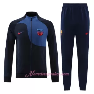 Barcelona Tréninkový Mikina Soupravy 2022-23 Černá Modrá Barcelona Tréninkový Mikina Soupravy 2022-23 Černá Modrá