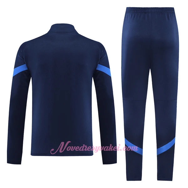 Itálie Navy Version Tréninkový Mikina Soupravy 2022-23