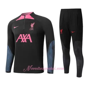 Liverpool FC Tréninkové Teplákové Soupravy Dětské 2022-23 Černá Liverpool FC Tréninkové Teplákové Soupravy Dětské 2022-23 Černá