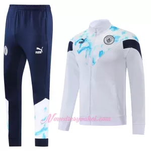 Manchester City Tréninkový Mikina Soupravy 2022-23 Bílá Modrá Manchester City Tréninkový Mikina Soupravy 2022-23 Bílá Modrá
