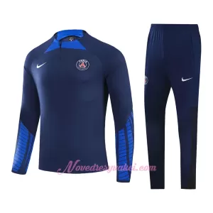 Paris Saint-Germain Navy Version Tréninkové Teplákové Soupravy Dětské 2022-23