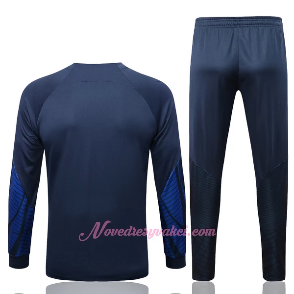 Paris Saint-Germain Navy Version Tréninkový Mikina Soupravy Dětské 2022-23