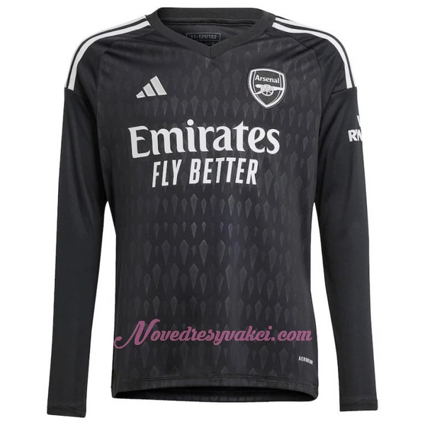 Brankářské Fotbalové Dresy Arsenal Domácí 2023-24 Dlouhý Rukáv