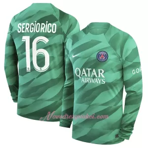 Brankářské Fotbalové Dresy Paris Saint-Germain Sergio Rico 16 Domácí 2023-24 Dlouhý Rukáv