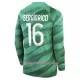 Brankářské Fotbalové Dresy Paris Saint-Germain Sergio Rico 16 Domácí 2023-24 Dlouhý Rukáv