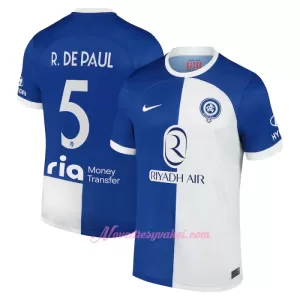 Fotbalové Dresy Atlético Madrid Rodrigo de Paul 5 Venkovní 2023-24 Fotbalové Dresy Atlético Madrid Rodrigo de Paul 5 Venkovní 2023-24