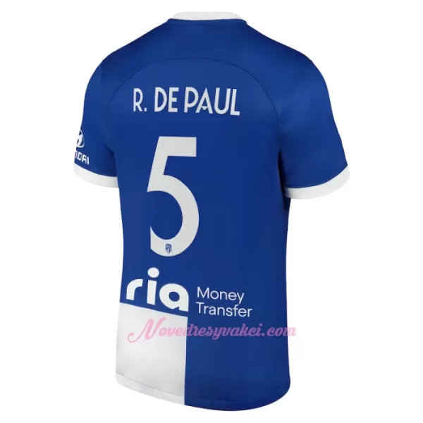 Fotbalové Dresy Atlético Madrid Rodrigo de Paul 5 Venkovní 2023-24