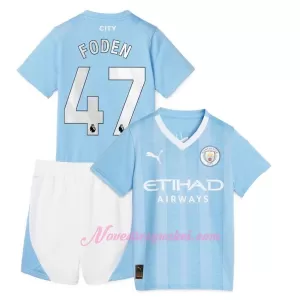 Fotbalové Dresy Manchester City Phil Foden 47 Dětské Domácí 2023-24