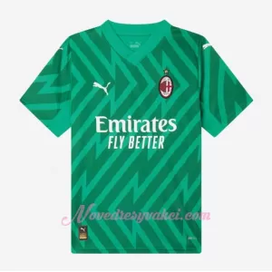 Brankářské Fotbalové Dresy AC Milán Dětské Domácí 2023-24