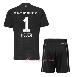 Brankářské Fotbalové Dresy FC Bayern Mnichov Manuel Neuer 1 Dětské Domácí 2023-24 Brankářské Fotbalové Dresy FC Bayern Mnichov Manuel Neuer 1 Dětské Domácí 2023-24