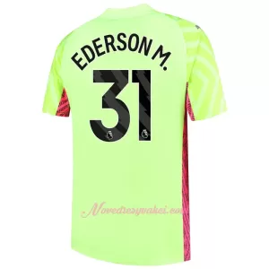 Brankářské Fotbalové Dresy Manchester City Ederson Moraes Alternativní 2023-24 Brankářské Fotbalové Dresy Manchester City Ederson Moraes Alternativní 2023-24