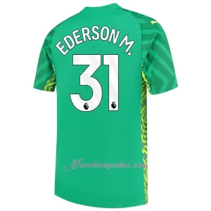 Brankářské Fotbalové Dresy Manchester City Ederson Moraes Domácí 2023-24 Brankářské Fotbalové Dresy Manchester City Ederson Moraes Domácí 2023-24