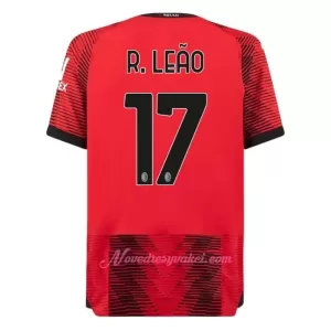 Fotbalové Dresy AC Milán Rafael Leão 17 Domácí 2023-24 Fotbalové Dresy AC Milán Rafael Leão 17 Domácí 2023-24