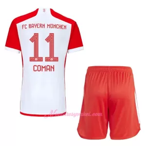 Fotbalové Dresy FC Bayern Mnichov Kingsley Coman 11 Dětské Domácí 2023-24 Fotbalové Dresy FC Bayern Mnichov Kingsley Coman 11 Dětské Domácí 2023-24