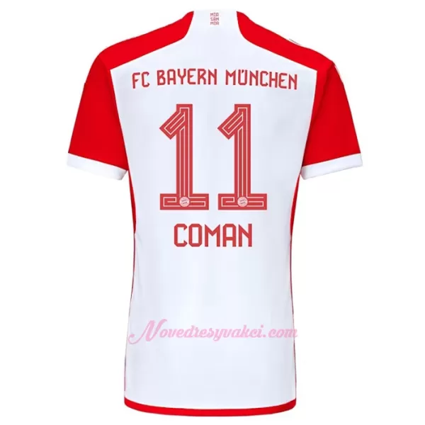Fotbalové Dresy FC Bayern Mnichov Kingsley Coman 11 Dětské Domácí 2023-24