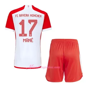 Fotbalové Dresy FC Bayern Mnichov Sadio Mané 17 Dětské Domácí 2023-24 Fotbalové Dresy FC Bayern Mnichov Sadio Mané 17 Dětské Domácí 2023-24
