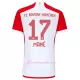 Fotbalové Dresy FC Bayern Mnichov Sadio Mané 17 Dětské Domácí 2023-24