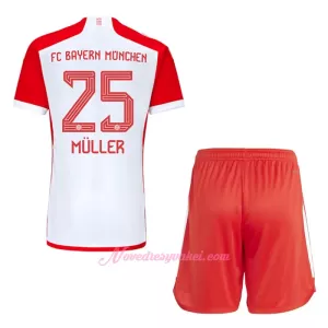 Fotbalové Dresy FC Bayern Mnichov Thomas Muller 25 Dětské Domácí 2023-24
