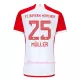Fotbalové Dresy FC Bayern Mnichov Thomas Muller 25 Dětské Domácí 2023-24