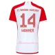 Fotbalové Dresy FC Bayern Mnichov Wanner 14 Dětské Domácí 2023-24