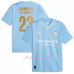 Fotbalové Dresy Manchester City Champions of Europe Domácí 2023-24