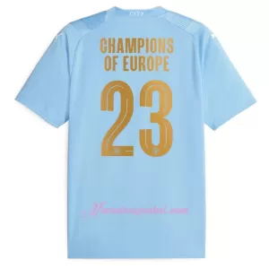 Fotbalové Dresy Manchester City Champions of Europe Domácí 2023-24