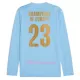 Fotbalové Dresy Manchester City Champions of Europe Domácí 2023-24 Dlouhý Rukáv