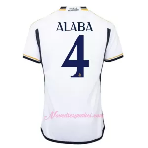 Fotbalové Dresy Real Madrid David Alaba 4 Domácí 2023-24 Fotbalové Dresy Real Madrid David Alaba 4 Domácí 2023-24