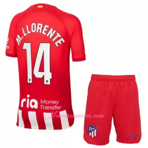 Fotbalové Dresy Atlético Madrid M. Llorente 14 Dětské Domácí 2023-24 Fotbalové Dresy Atlético Madrid M. Llorente 14 Dětské Domácí 2023-24