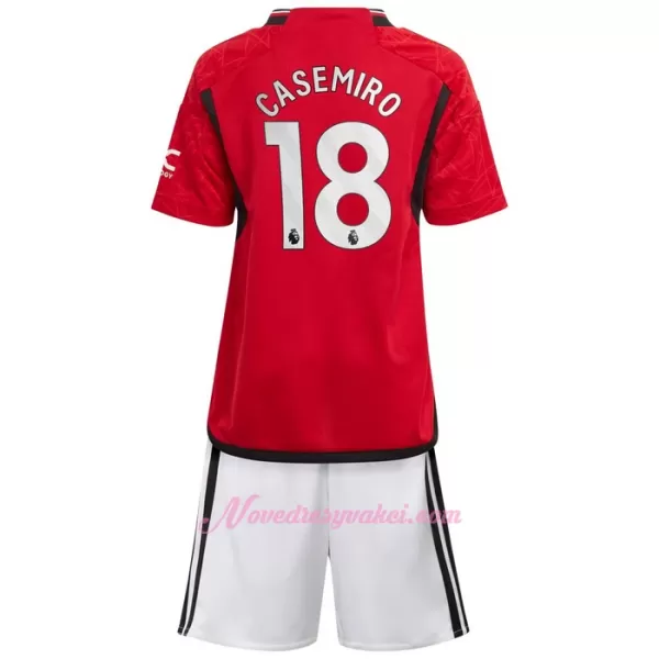 Fotbalové Dresy Manchester United Casemiro 18 Dětské Domácí 2023-24