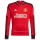 Fotbalové Dresy Manchester United Dětské Domácí 2023-24 Dlouhý Rukáv