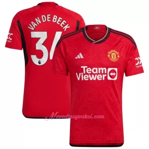 Fotbalové Dresy Manchester United Donny Van de Beek 34 Domácí 2023-24 Fotbalové Dresy Manchester United Donny Van de Beek 34 Domácí 2023-24