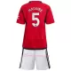 Fotbalové Dresy Manchester United Maguire 5 Dětské Domácí 2023-24
