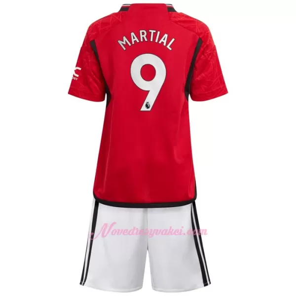 Fotbalové Dresy Manchester United Martial 9 Dětské Domácí 2023-24