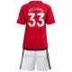 Fotbalové Dresy Manchester United Williams 33 Dětské Domácí 2023-24