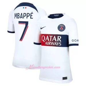 Fotbalové Dresy Paris Saint-Germain Kylian Mbappé 7 Dámské Venkovní 2023-24 Fotbalové Dresy Paris Saint-Germain Kylian Mbappé 7 Dámské Venkovní 2023-24