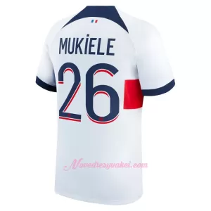 Fotbalové Dresy Paris Saint-Germain Mukiele 26 Venkovní 2023-24