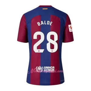 Fotbalové Dresy FC Barcelona Balde 28 Domácí 2023-24 Fotbalové Dresy FC Barcelona Balde 28 Domácí 2023-24
