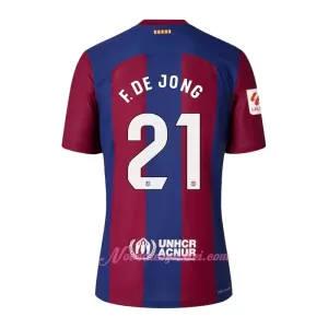 Fotbalové Dresy FC Barcelona Frenkie de Jong 21 Domácí 2023-24 Fotbalové Dresy FC Barcelona Frenkie de Jong 21 Domácí 2023-24